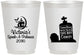 Personalized Halloween 16 oz Frosted Cups - Haunted House | 250031