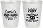 Personalized Halloween 16 oz Frosted Cups - Pumpkin | 250035