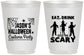 Personalized Halloween 16 oz Frosted Cups - Eat Drink Be Scary | 250038