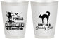 Personalized Halloween 16 oz Frosted Cups - Scaredy Cat | 250055