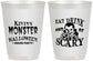 Personalized Halloween 16 oz Frosted Cups - Eat Drink Be Scary | 250063