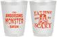 Personalized Halloween 16 oz Frosted Cups - Werewolf Monster | 250064