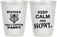Personalized Halloween 16 oz Frosted Cups - Howl | 250069