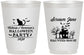Personalized Halloween 16 oz Frosted Cups - Haunted House | 250071
