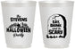 Personalized Halloween 16 oz Frosted Cups - Eat Drink Be Scary | 250074