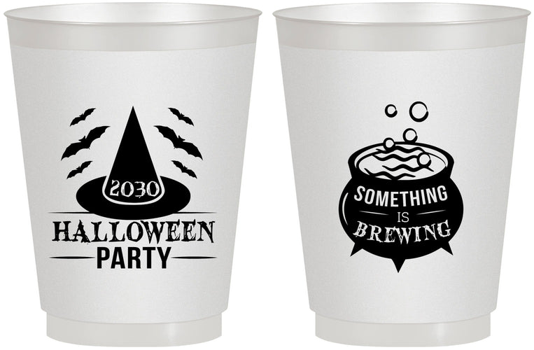 Personalized Halloween 16 oz Frosted Cups - Witch | 250085