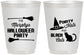 Personalized Halloween 16 oz Frosted Cups - Black Cats | 250087