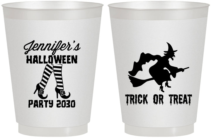 Personalized Halloween 16 oz Frosted Cups - Trick Or Treat | 250089