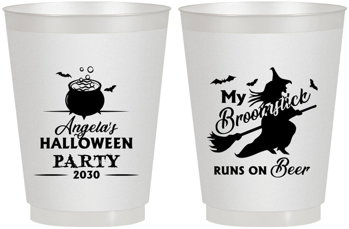 Personalized Halloween 16 oz Frosted Cups - Witch | 250090