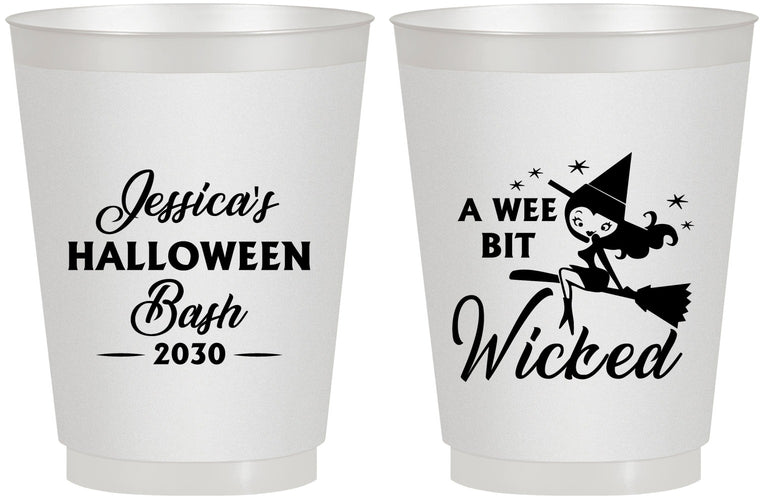 Personalized Halloween 16 oz Frosted Cups - Witch | 250091