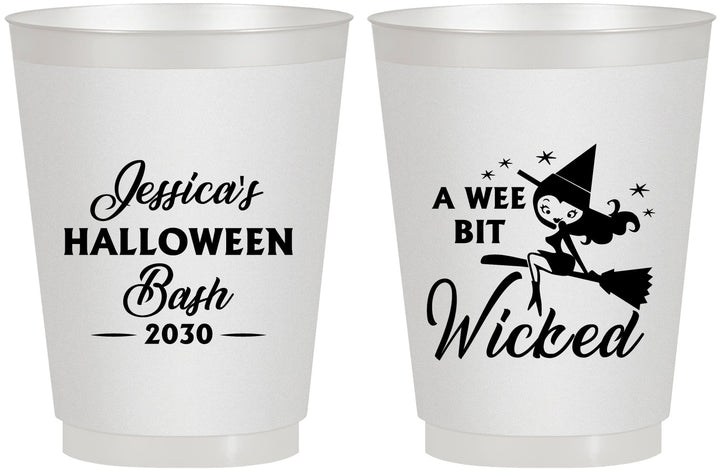 Personalized Halloween 16 oz Frosted Cups - Witch | 250091