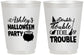 Personalized Halloween 16 oz Frosted Cups - Witch | 250095
