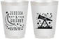 Personalized Wedding 16 oz Frosted Cups - Telescope | 255