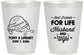 Personalized Wedding 16 oz Frosted Cups - Best Friends For Life | 256