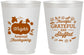 Personalized Thanksgiving 16 oz Frosted Cups - Grateful And Stuffed | 260000