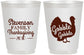Personalized Thanksgiving 16 oz Frosted Cups - Gobble Turkey | 260018