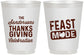 Personalized Thanksgiving 16 oz Frosted Cups - Feast Mode | 260019