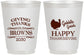 Personalized Thanksgiving 16 oz Frosted Cups - Gobble Gobble | 260022