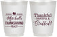 Personalized Thanksgiving 16 oz Frosted Cups - Thankful Stuffed | 260029