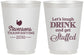 Personalized Thanksgiving 16 oz Frosted Cups - Turkey Stuffed | 260037