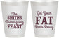 Personalized Thanksgiving 16 oz Frosted Cups - Fat Pants Ready | 260045
