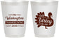 Personalized Thanksgiving 16 oz Frosted Cups - Talk Turkey To Me | 260046