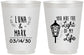 Personalized Wedding 16 oz Frosted Cups - You Are The Light Of My Life | 261