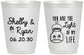 Personalized Wedding 16 oz Frosted Cups - You Are The Light Of My Life | 262