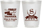 Personalized Wedding 16 oz Frosted Cups - Finally Pull The Trigger | 264