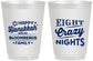 Personalized Hanukkah 16 oz Frosted Cups - Eight Crazy Nights | 270011