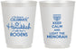 Personalized Hanukkah 16 oz Frosted Cups - Menorah | 270013