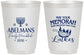 Personalized Hanukkah 16 oz Frosted Cups - Menorah Latkes | 270019