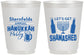 Personalized Hanukkah 16 oz Frosted Cups - Menorah | 270026