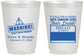 Personalized Wedding 16 oz Frosted Cups - Hello My Name Is | 280
