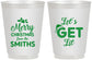 Personalized Christmas 16 oz Frosted Cups - Lets Get Lit | 280001