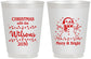 Personalized Christmas 16 oz Frosted Cups - Snowman | 280002