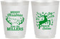 Personalized Christmas 16 oz Frosted Cups - Reindeer | 280003