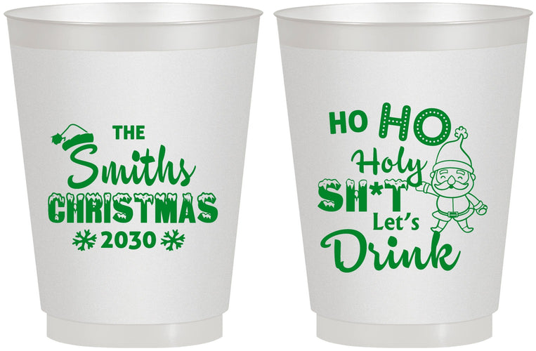 Personalized Christmas 16 oz Frosted Cups - Elf | 280009