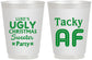 Personalized Christmas 16 oz Frosted Cups - Tacky Af | 280021
