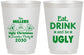 Personalized Christmas 16 oz Frosted Cups - Ugly Sweater | 280023
