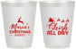 Personalized Christmas 16 oz Frosted Cups - Sleigh All Day | 280030
