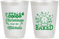 Personalized Christmas 16 oz Frosted Cups - Lets Get Baked | 280039