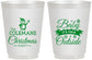 Personalized Christmas 16 oz Frosted Cups - Cold Outside | 280043