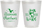 Personalized Christmas 16 oz Frosted Cups - Joy To The World | 280045