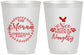 Personalized Christmas 16 oz Frosted Cups - Touch Of Naughty | 280048