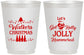 Personalized Christmas 16 oz Frosted Cups - Let Is Snow | 280050