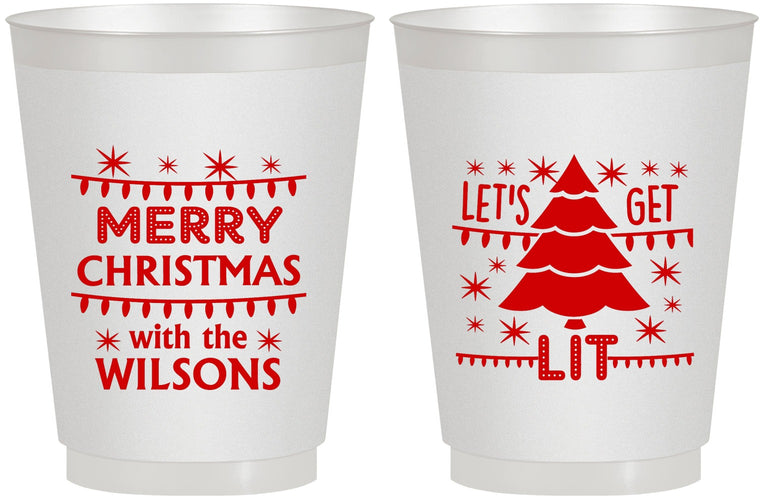 Personalized Christmas 16 oz Frosted Cups - Nutcracker | 280052