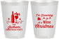 Personalized Christmas 16 oz Frosted Cups - Bah Hum Bug | 280056