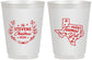 Personalized Christmas 16 oz Frosted Cups - Texmas Yall | 280074