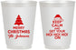 Personalized Christmas 16 oz Frosted Cups - Ho Ho Ho | 280076